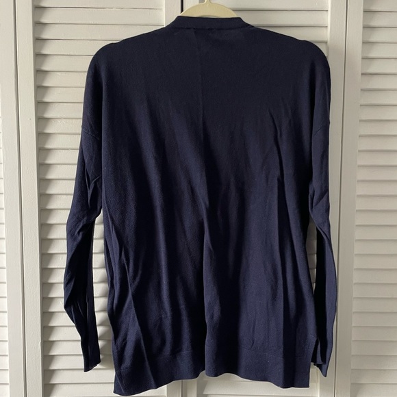 GAP Basic Button down Navy Cardigan - Picture 2 of 3